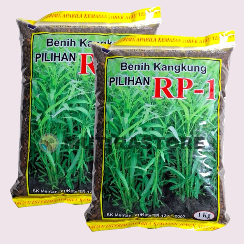 Benih Kangkung Daun Sempit 1 Kg Pilihan RP-1 Kemasan Pabrik Primasid