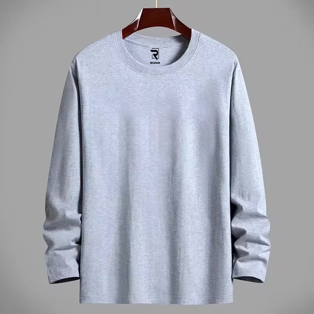 Rizgo - T Shirt Kaos Panjang Polos 24s Misty T-Shirt Pria & Wanita Original