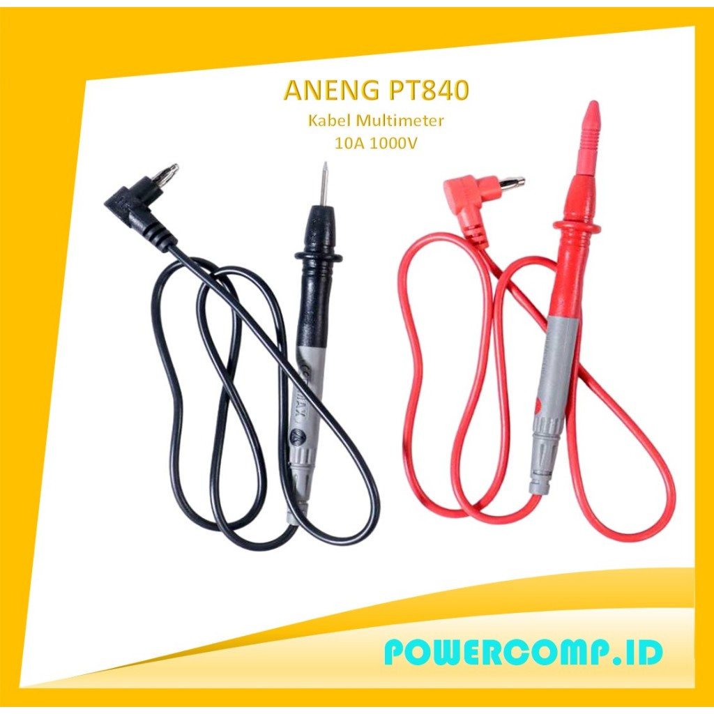 Aneng PT840 Multimeter Test Leads Universal Cable AC DC 1000V 10A - Kabel Digital Multimeter 10A 100