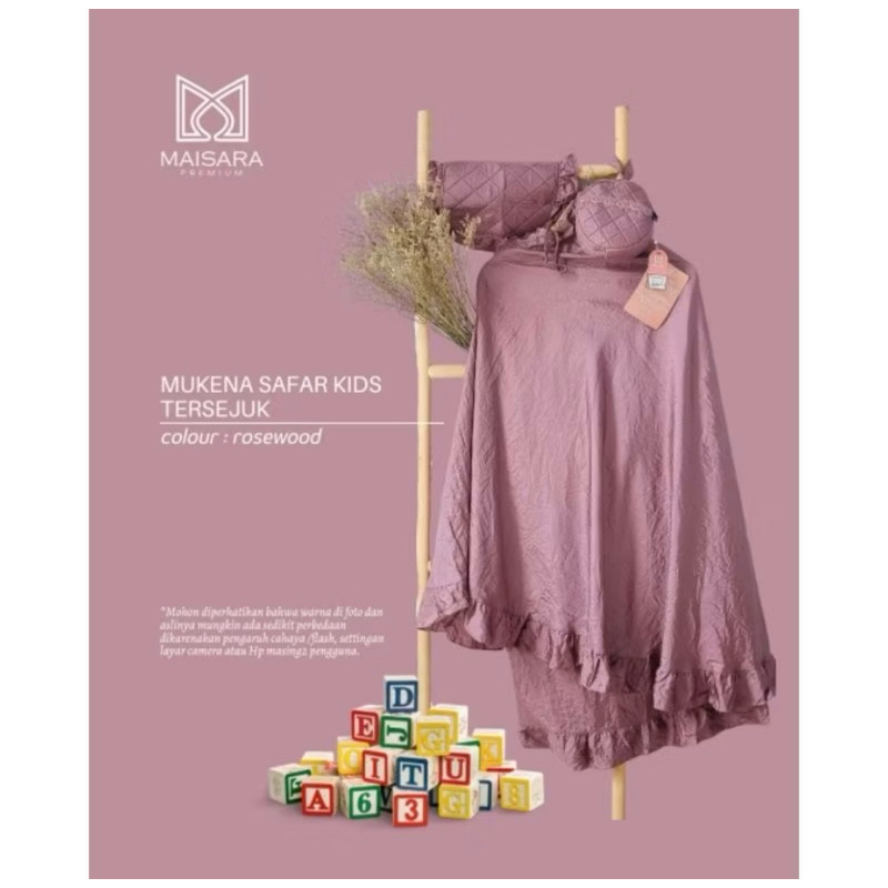 Maisara Premium Mukena Parasut Dobby Mukena Safar Kids Mukena Anak Parasut