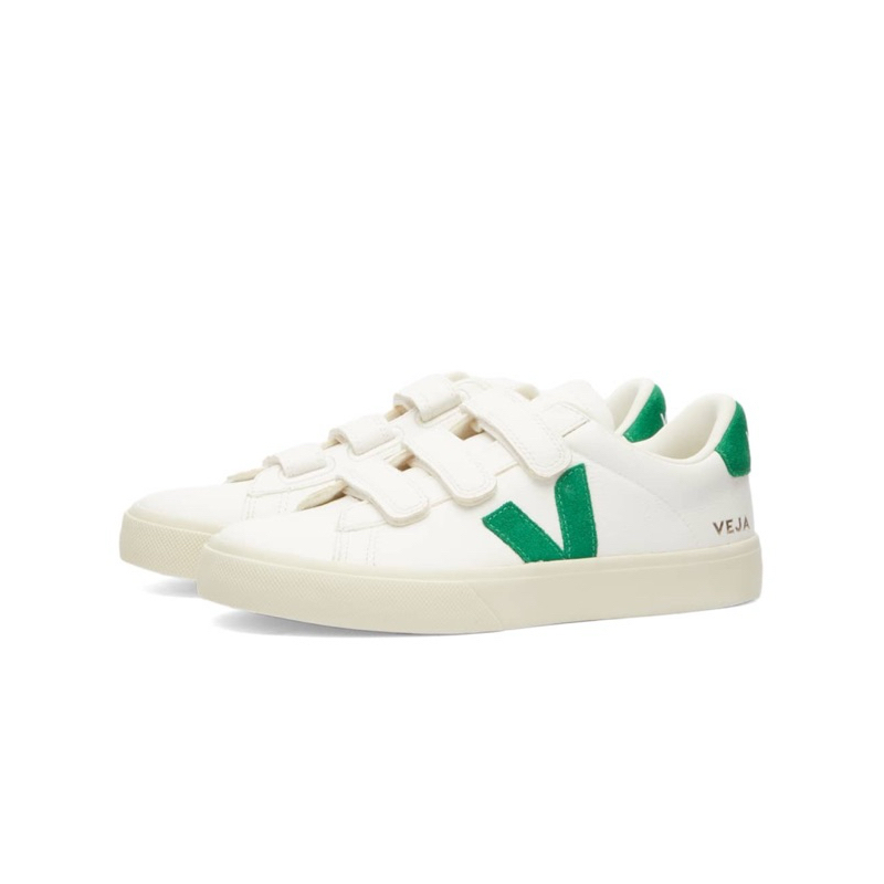 VEJA VELCRO RECIFE EXTRA WHITE EMERAUDE ORIGINAL