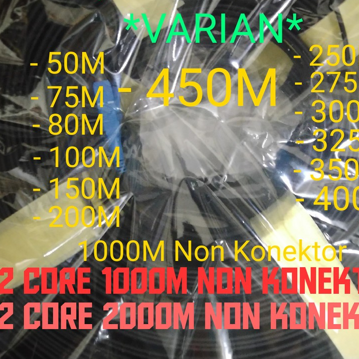 dropcore 1 core 2 core 3 seling INVOTECH kabel fiber optik - 2c 3s