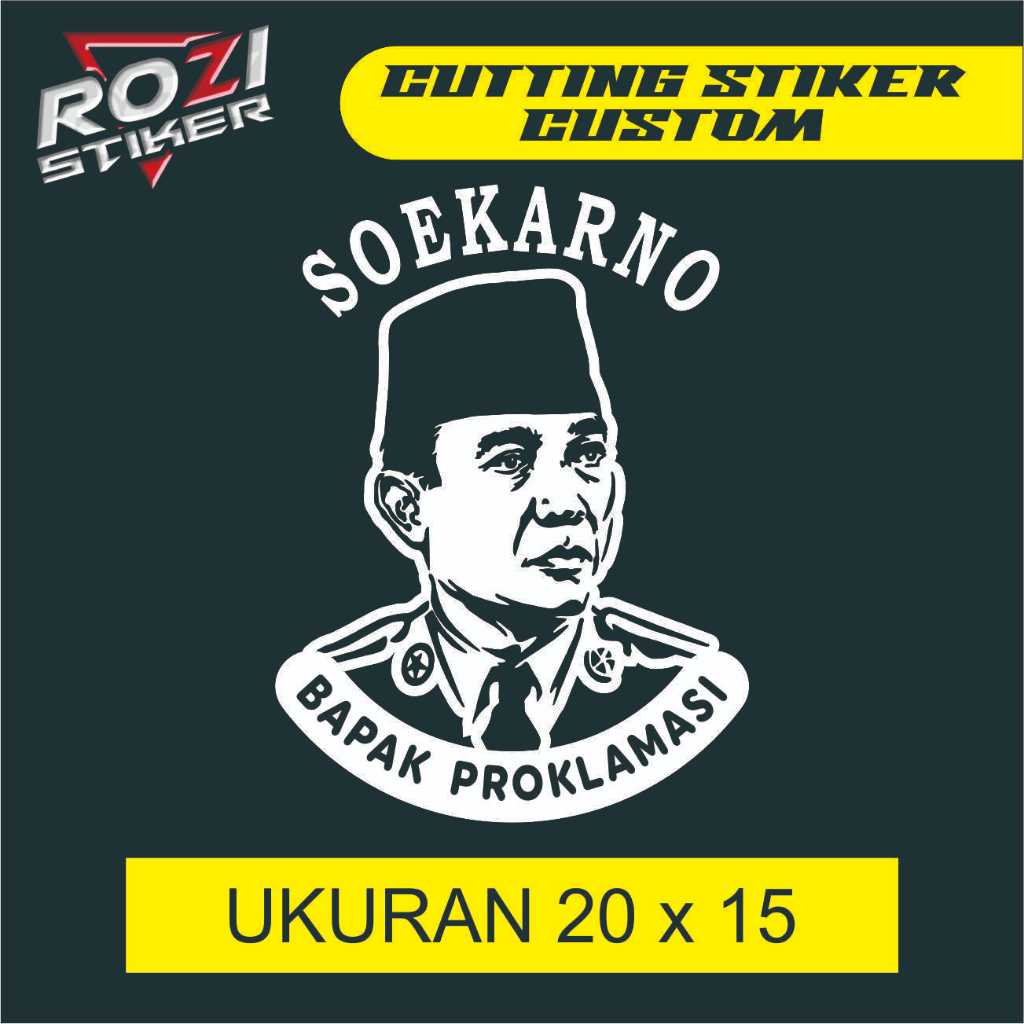 

STIKER CUTTING SOEKARNO BAPAK PROKLAMASI