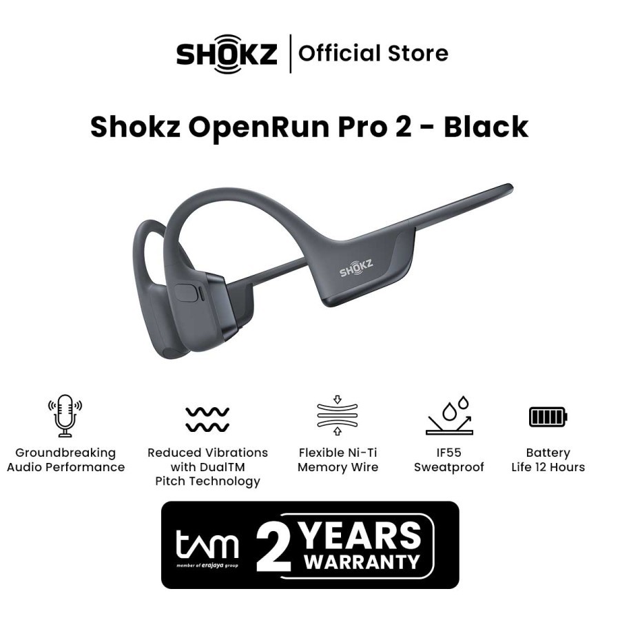 Shokz OpenRun Pro 2 - Black
