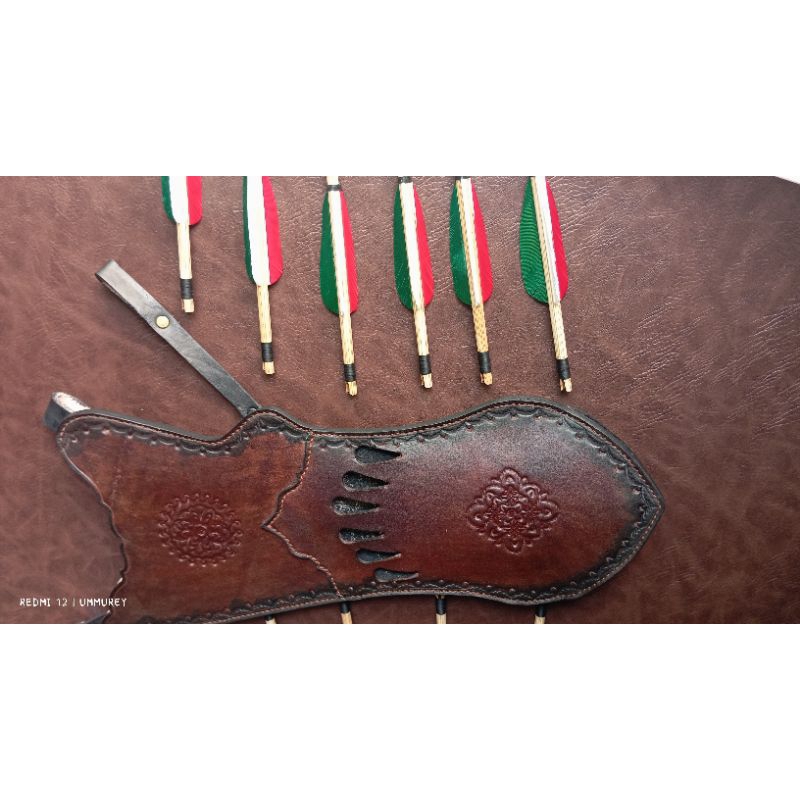 quiver Turkish kulit sapi asli ready stock