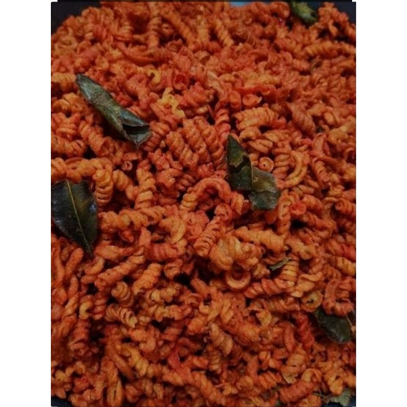 

makaroni spiral daun jeruk