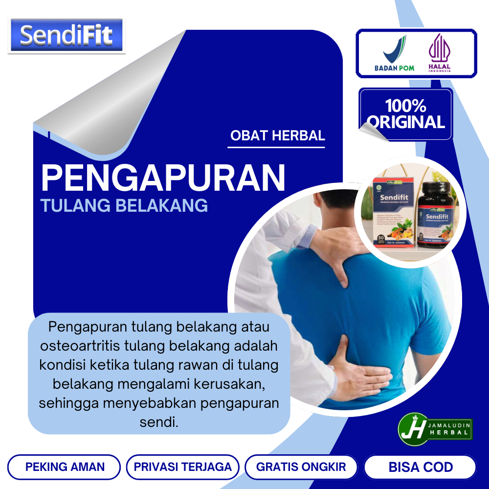 COD !! Obat Herbal Atasi Pengapuran Tulang -  Radang Sendi - Nyeri Sendi Lutut Bengkak - Sehat Sendi