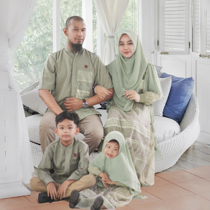 SEQUIOA FAMILY SET WARNA SAGE GREEN BY RISALAH | JUMBO