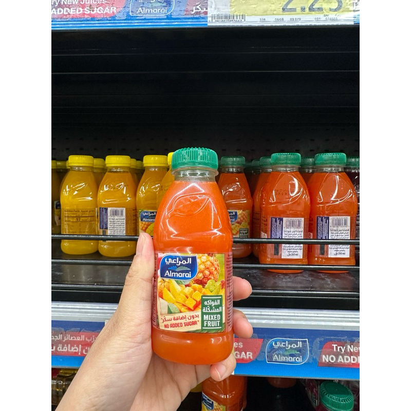 

READY ALMARAI JUICE MIX FRUIT / JUS ALMARAI NO SUGAR ADDED / 200ML