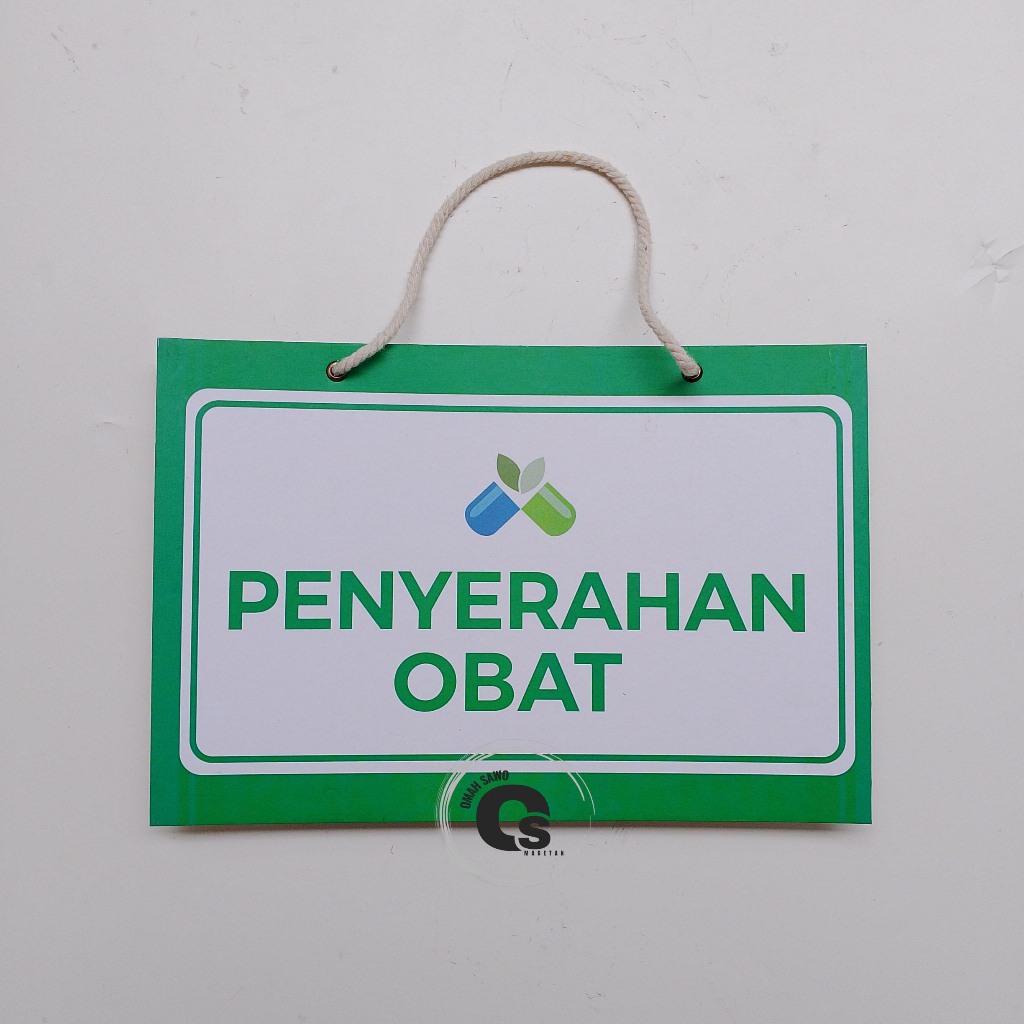 

Hard Poster Penyerahan Obat - Farmasi - Apotek