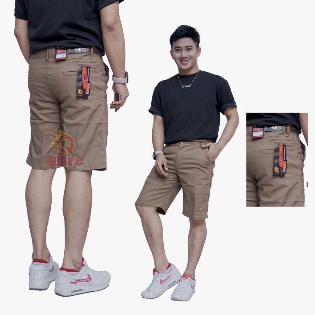 Celana Pendek Pria Chino Pendek / Short Pants Chinos Distro Stretch