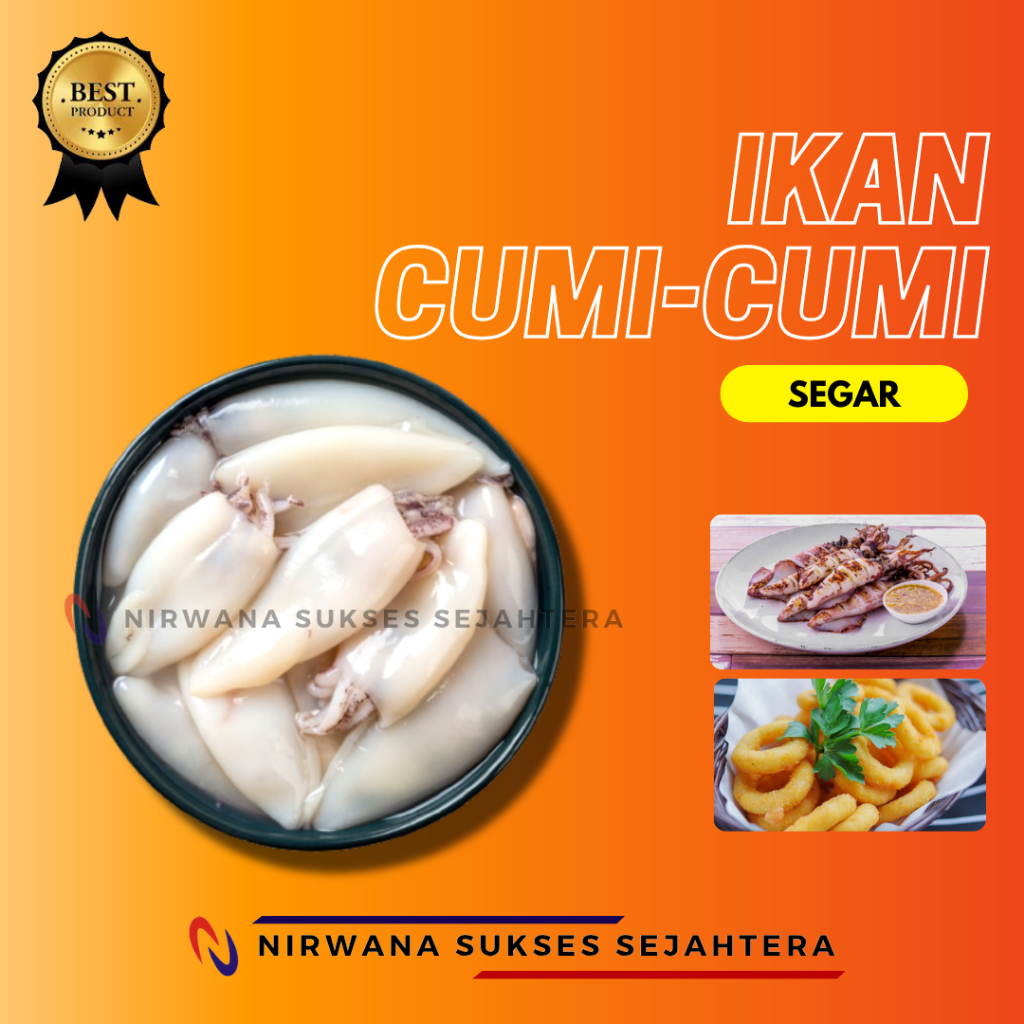 

IKAN CUMI-CUMI, SOTONG / CALAMARI. SQUID FISH FROZEN