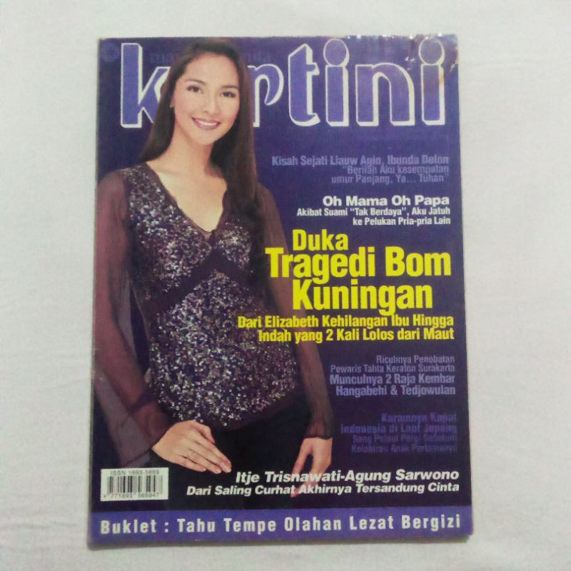 Majalah Kartini Cover Maudy Koesnadi - September 2004