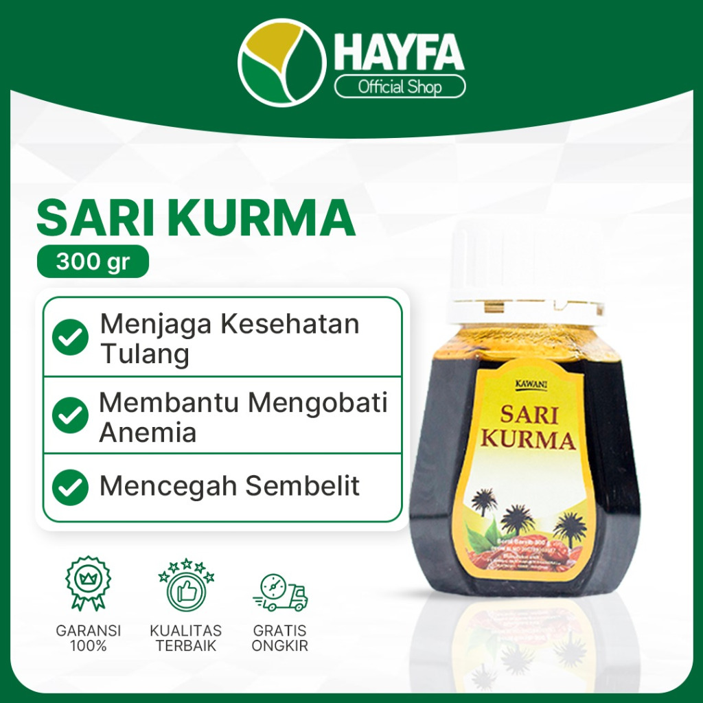 

Sari Kurma KAWANI 300gr - Cegah Anemia & Sembelit | Jaga Tulang & Energi Alami Harian