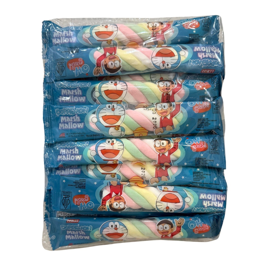 

Marshmallow Kepang Doraemon isi 20pcs – Twist Marshmallow