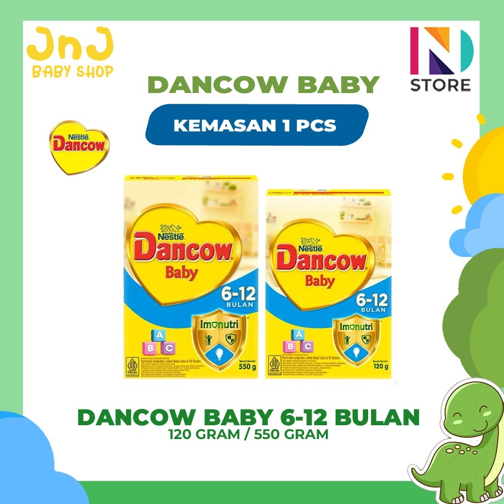 

Dancow Baby 6-12 Bulan Kemasan 120g dan 550g