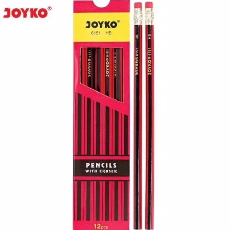 

Pensil HB Joyko / Pensil With Eraser Joyko isi 12 pcs