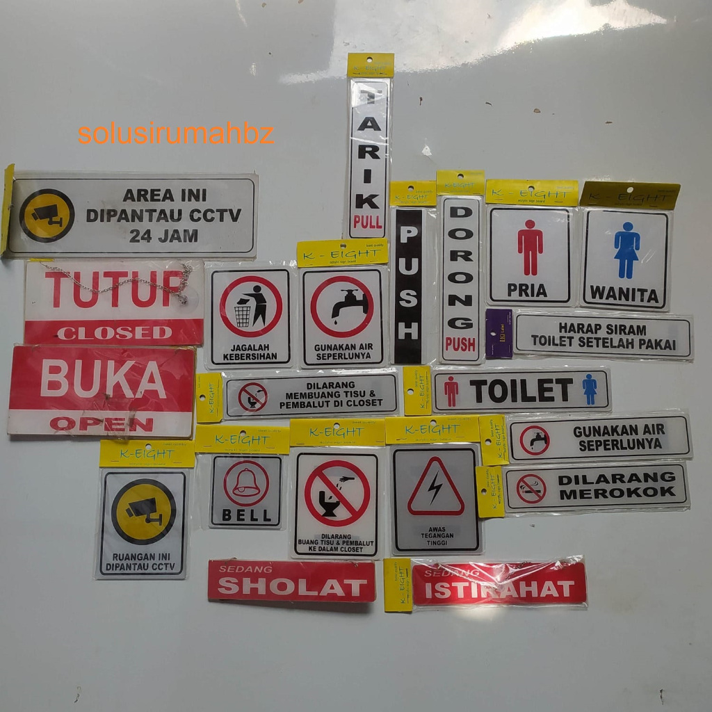 

LABEL ACRYLIC PILIH akrilik kata bijak petunjuk pilih kata dan ukuran tanggung 4x18cm 4.6x19.4cm an