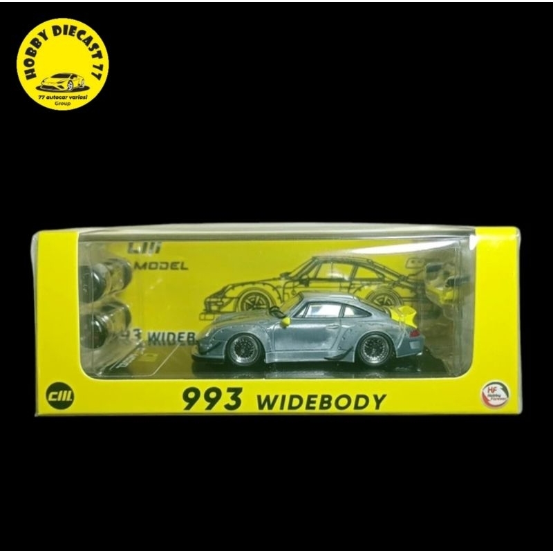 CM Model Porsche Rwb 993 Kuning Yellow CHASE