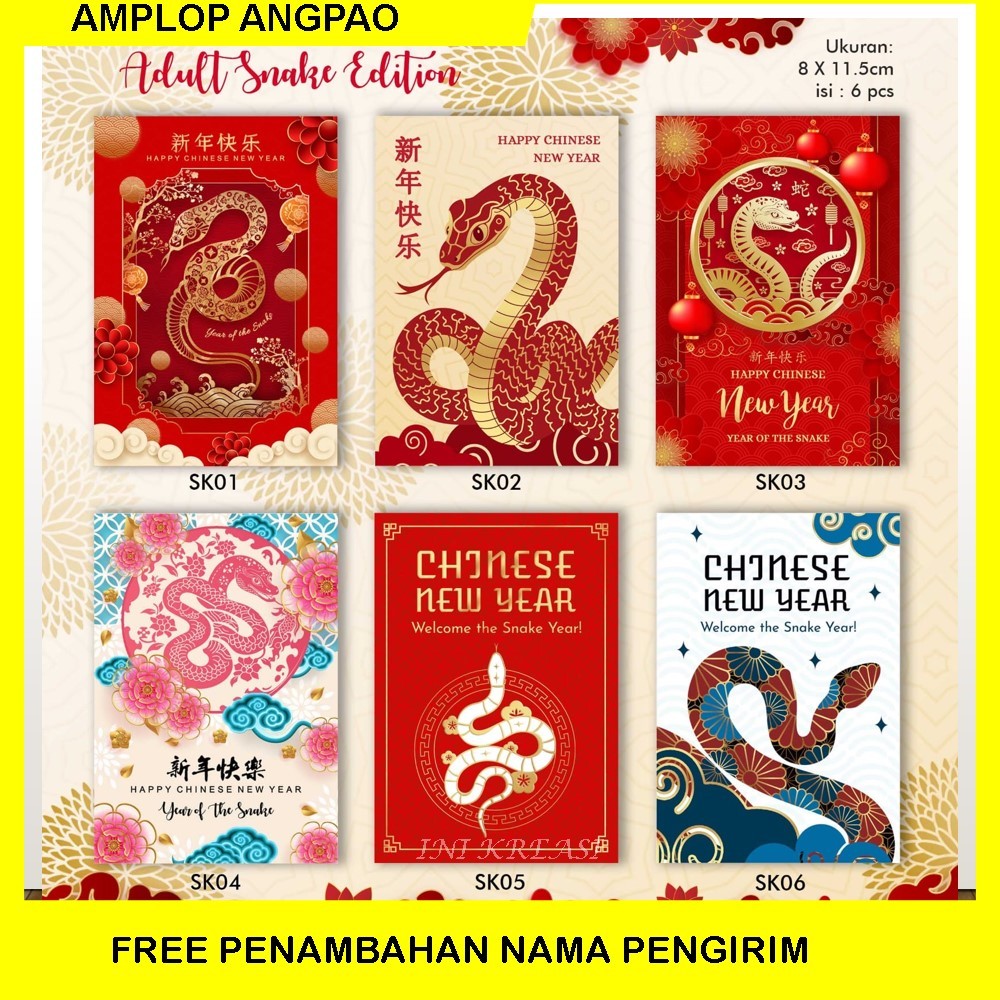 

AMPLOP ANGPAO IMLEK SHIO ULAR MODEL PENDEK