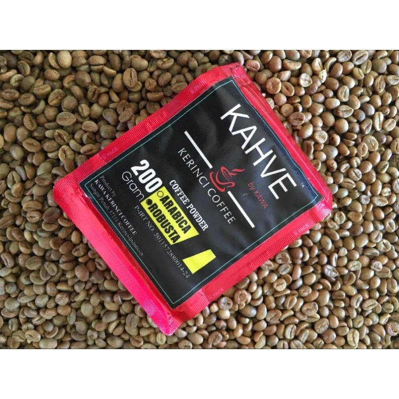 

Kopi Bubuk Murni "KAHVE" Robusta Asli Kerinci 200grm