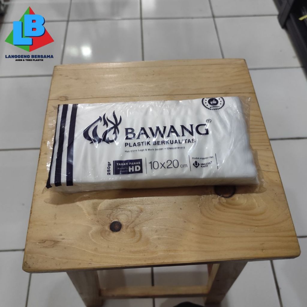 Plastik Kiloan- HD Tahan Panas - Merk Bawang. Plastik Kuah Bakso, Plastik Transparan Anti Panas.