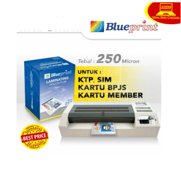 

PLASTIK LAMINATING FILM BLUEPRINT / LAMINATING KTP 250 MICRON