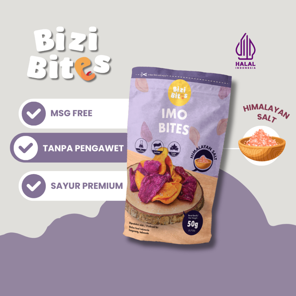 

IMO BITES | Chips Ubi Himalayan Salt 50 Gr