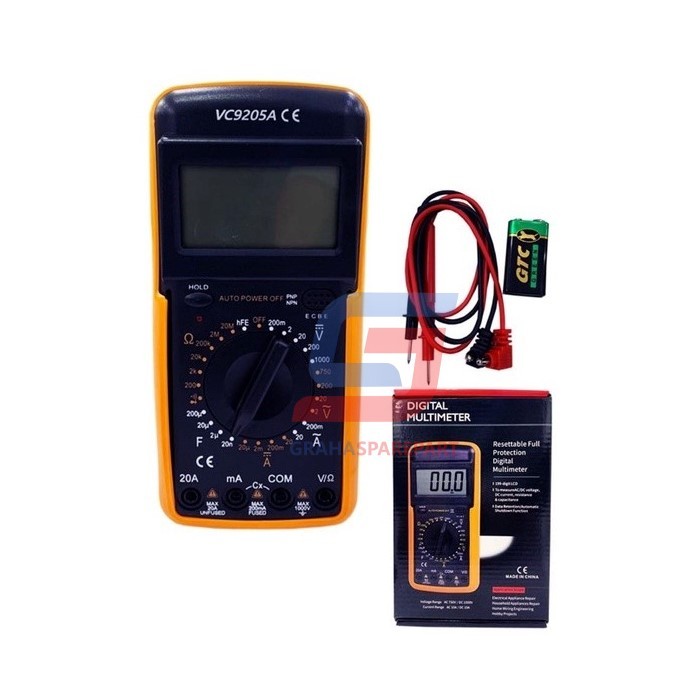 MULTITESTER DIGITAL VC9205A