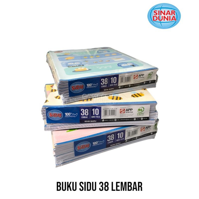 

Buku Tulis SIDU Buku Tulis Sekolah Anak Sinar Dunia 38 Lembar