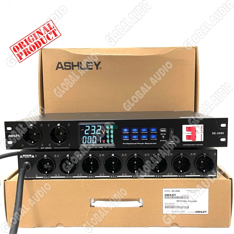 Power Sequencer Ashley SE 2080 Original Ashley Se2080 sequencer Bagus ( Bisa COD )