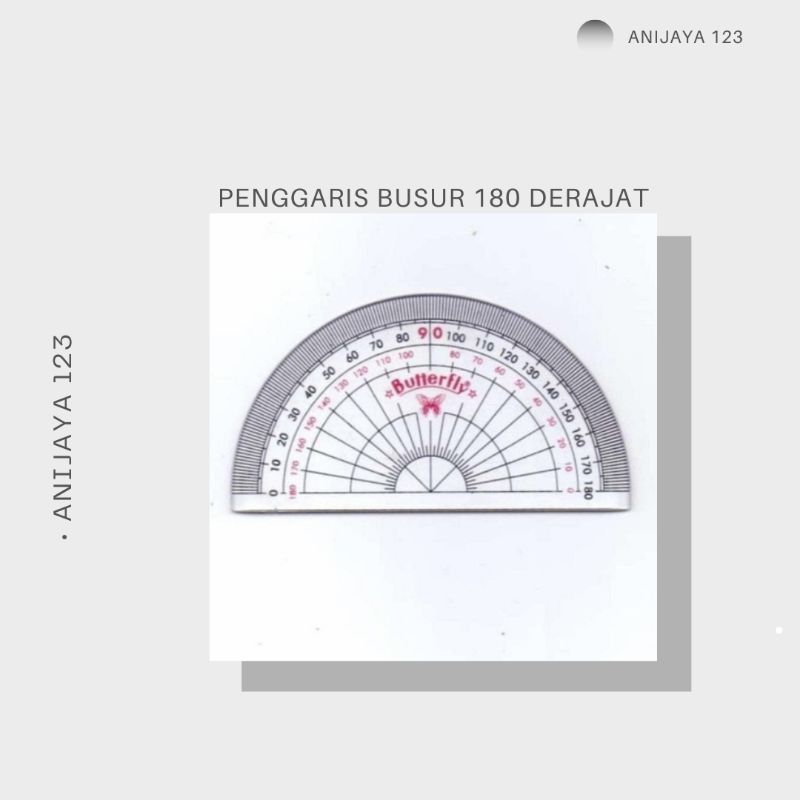 

PENGGARIS BUSUR 180 DERAJAT MEREK BUTTERFLY