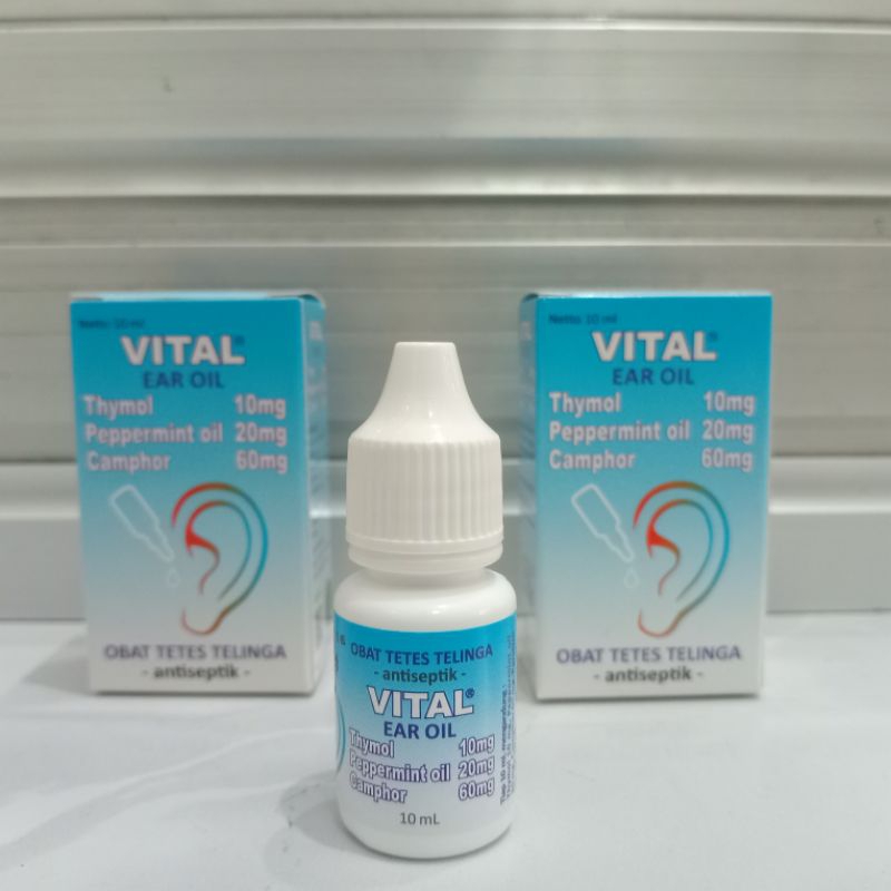 Vital - Tetes Telinga - melunakkan kotoran telinga