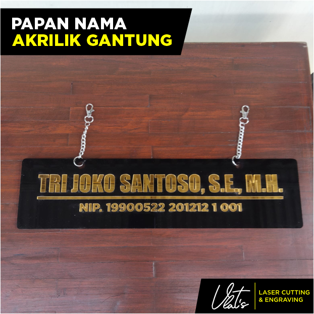 Papan Nama Gantung Papan Nama Akrilik Papan Nama Timbul