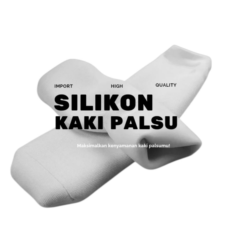Kaos Kaki - Kaki palsu / Kaos Kaki silikon / silikon kaki palsu