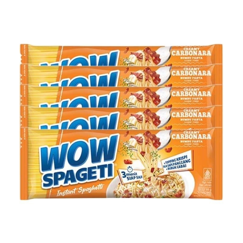 

WOW Spaghetti Carbonara 84gr (2pcs)