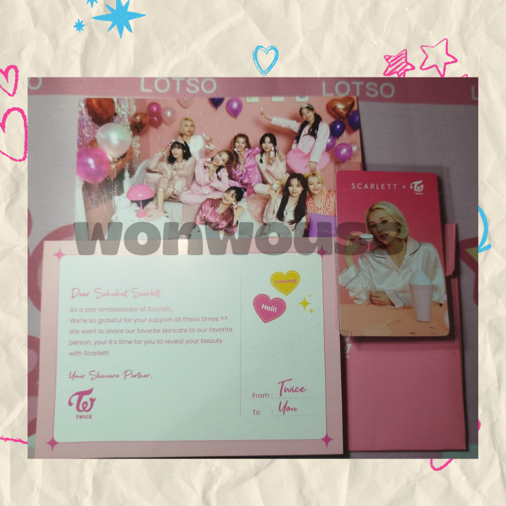 CHAEYOUNG TWICE X SCARLETT 2023 OFFICIAL PHOTOCARD