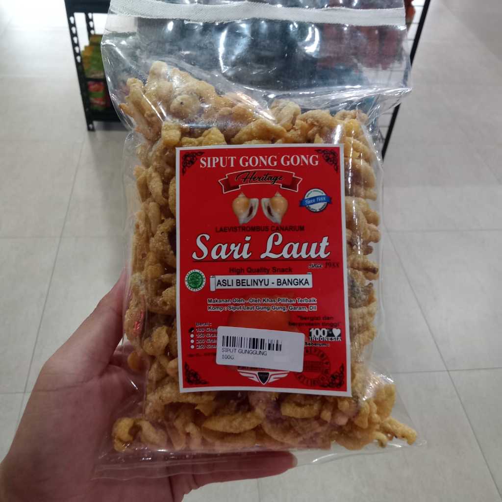 

siput gonggong asli bangka 100 gr