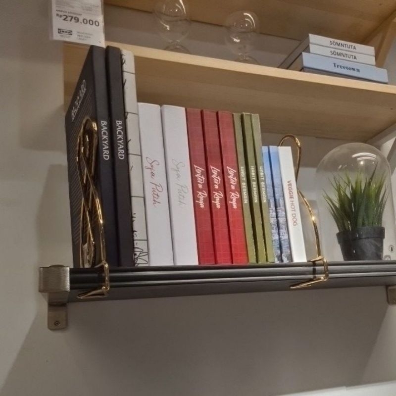 

penahan buku warna emas 1pcs SPAJL bahan baja