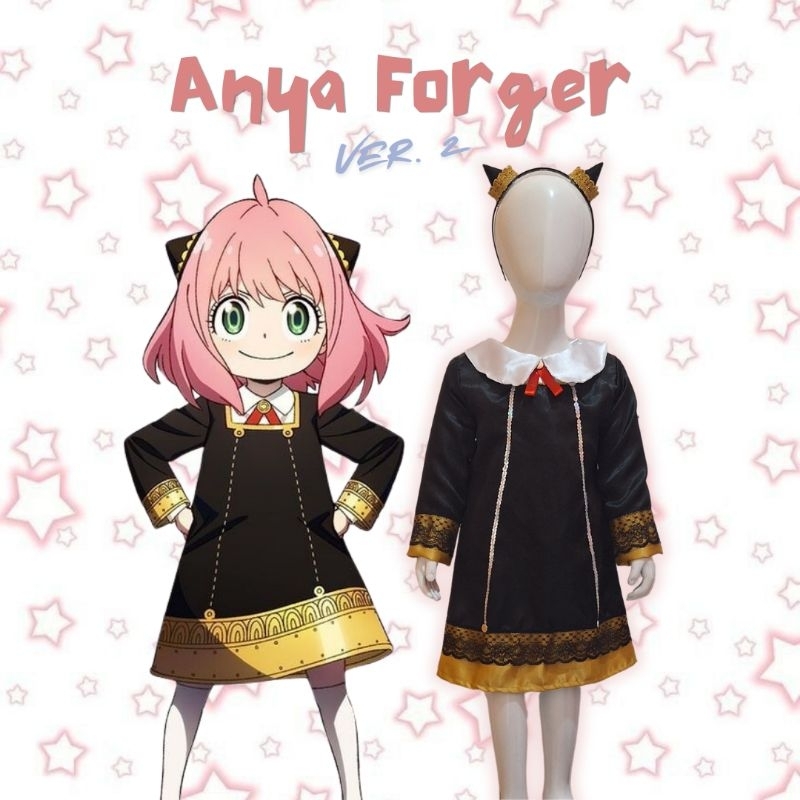 Kostum Anya Forger untuk Anak dan Dewasa | Kostum Anya Forger Spy X Family