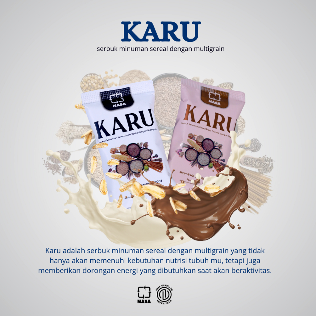

KARU Minuman Sereal Multigrain Original Suplemen Makanan Diet