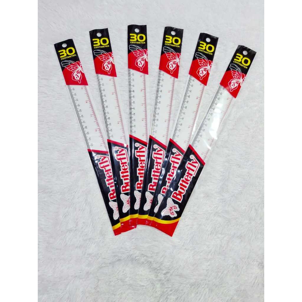 

Penggaris 30 cm Merk Butterfly Penggaris Awet