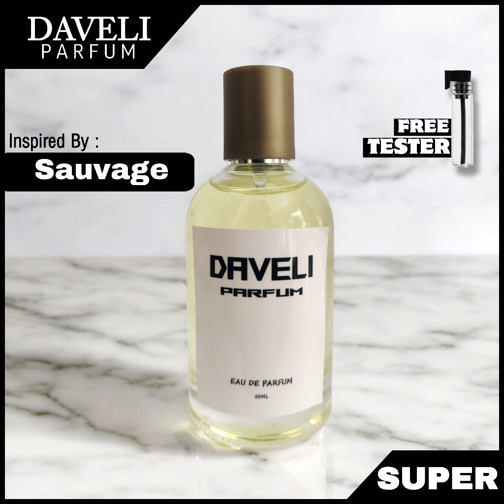DAVELI Super - Sauvage Parfum Pria | Parfum Minyak Wangi Murah Pria dan Wanita