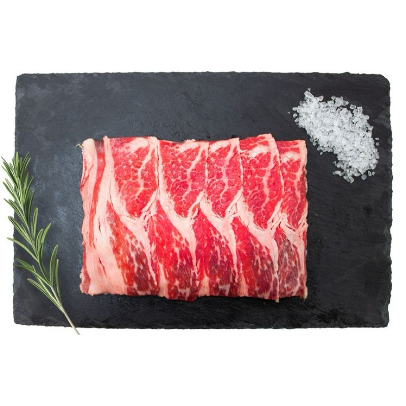 

BEEF SLICE FAT AUSIE/ DAGING SLICE / DAGING YOSHINOYA 250 gr