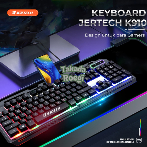 Keyboard Keybord Keibort Gaming PC Komputer Lampu LED Lightning High Quality