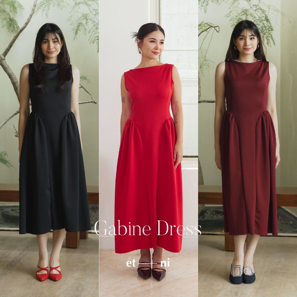 ETNI - Gabine Dress | Pakaian Wanita | Dress Wanita | Dress Premium Scuba