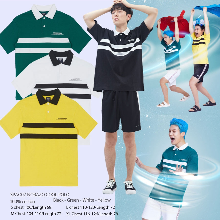 SPAO 07 NORAZO COOL POLO Baju Atasan Kaos Branded