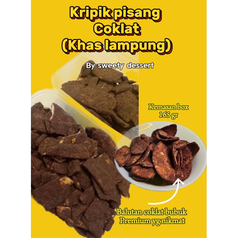 

KERIPIK PISANG LAMPUNG PREMIUM COKLAT KEMASAN BOX 160 gr