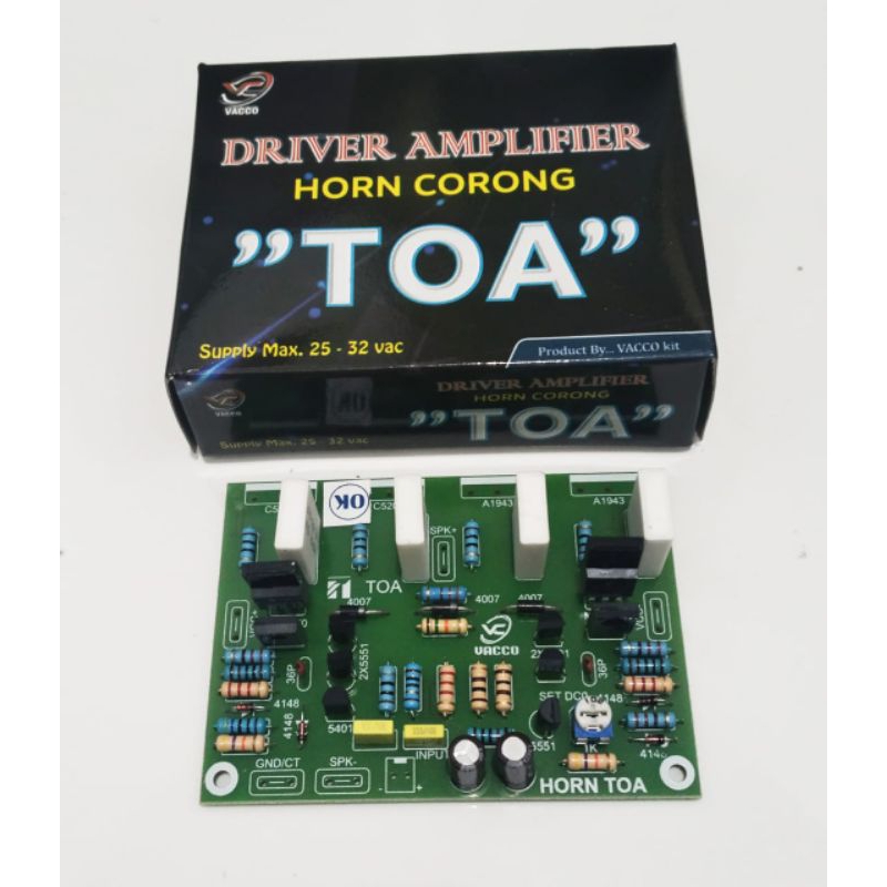 Driver power Amplifier HORN Corong TOA By Vacco