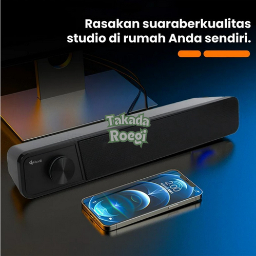 Speaker Spiker Subwoofer Soundbar Audio Musik PC Komputer Laptop Full Bass High Quality